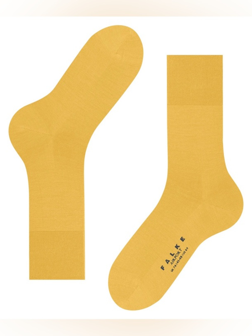 (4) Falke Men’s Yellow Crew Socks